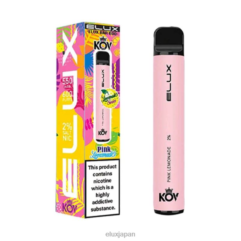 Elux Tokyo - Elux Bar レモネードシリーズ使い捨てベイプ ピンクレモネード 802XH104