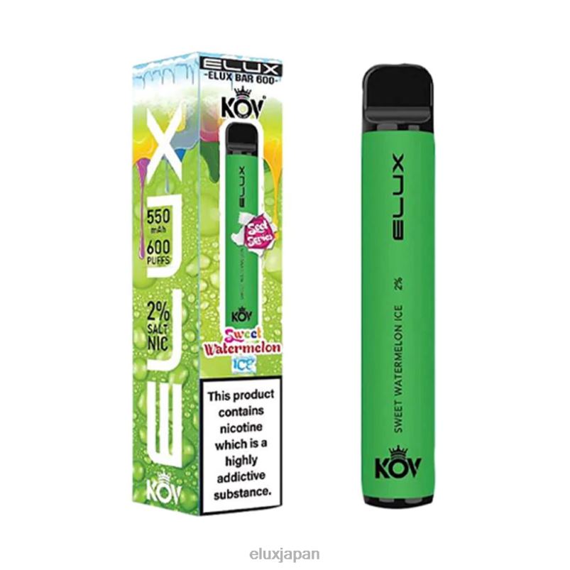 Elux Vape Store - Elux Bar スイートシリーズ使い捨てベイプ 甘いスイカ氷 802XH111