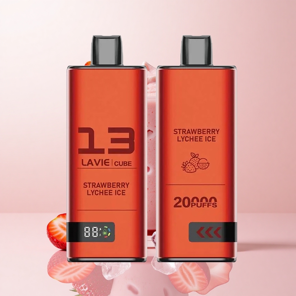Lavie Cube 20000 Puffs ストロベリーライチアイス 28ML 600mAh
