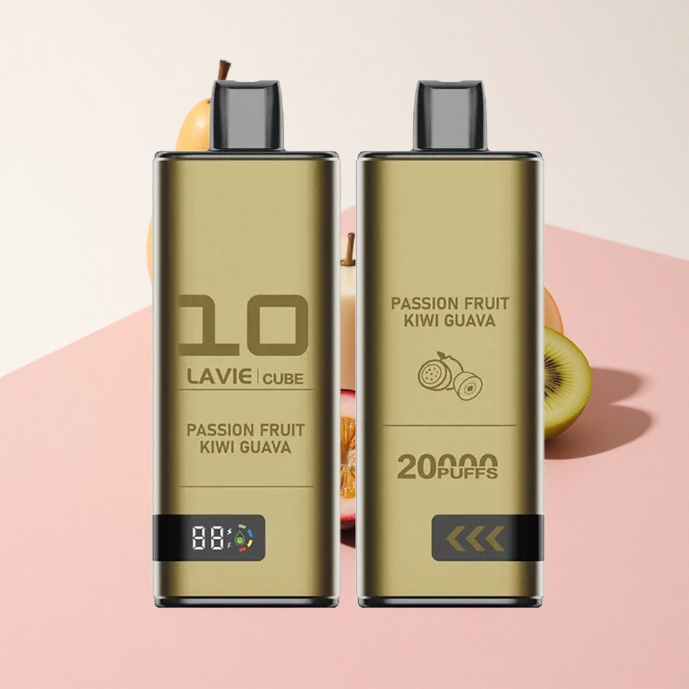 Lavie Cube 20000 Puffs ディスポーザブルベイプ パッションフルーツキウイグアバ 28ml 600mAh