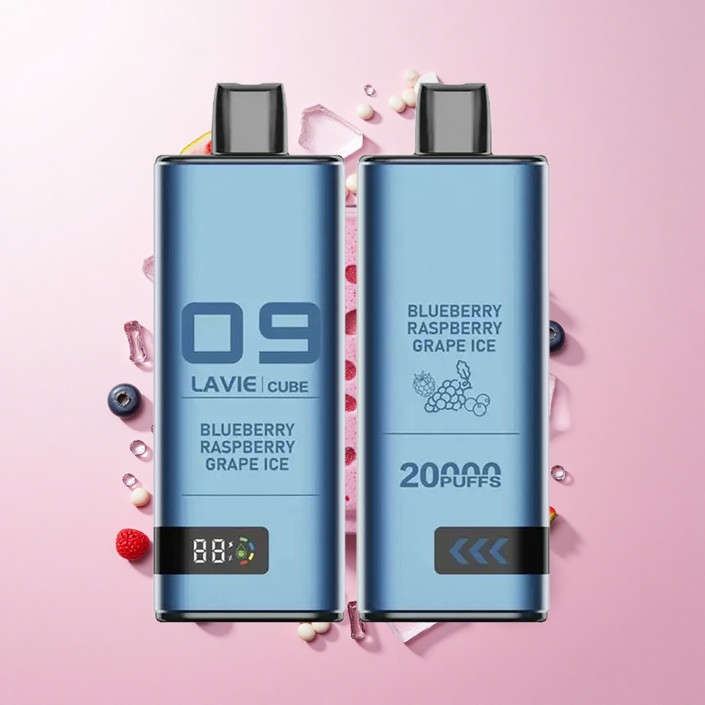 Lavie Cube 20000 Puffs ブルーベリーラズベリーグレープアイス 28ml Type C
