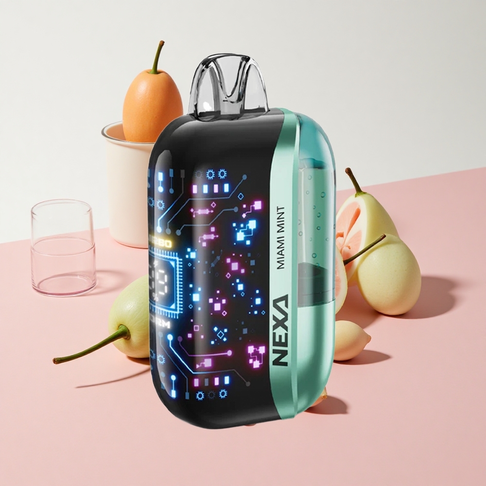 NEXA Ultra 50000 Puffs ディスポーザブルベイプ マイアミミント 20mlプレフィル 800mahバッテリー
