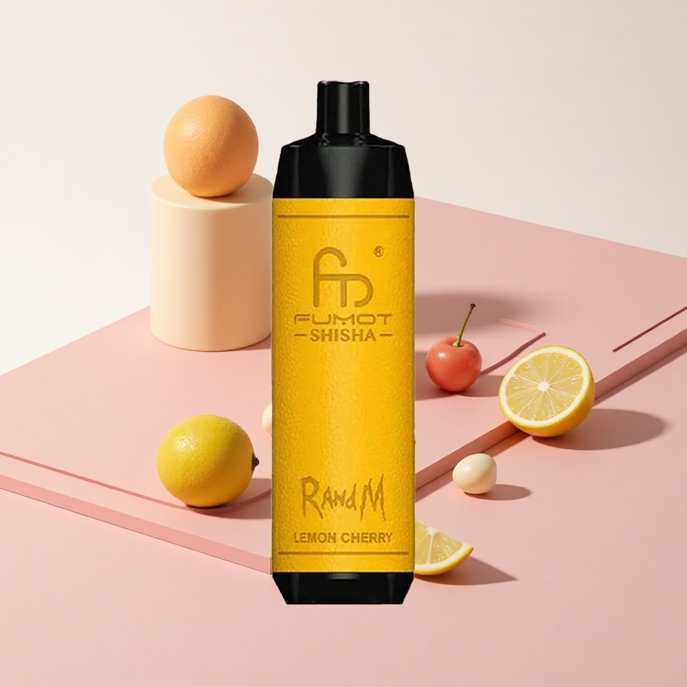 RandM Fumot Shisha 10000パフ ディスポーザブルベイプ レモン＆チェリー 18mlプレフィルド
