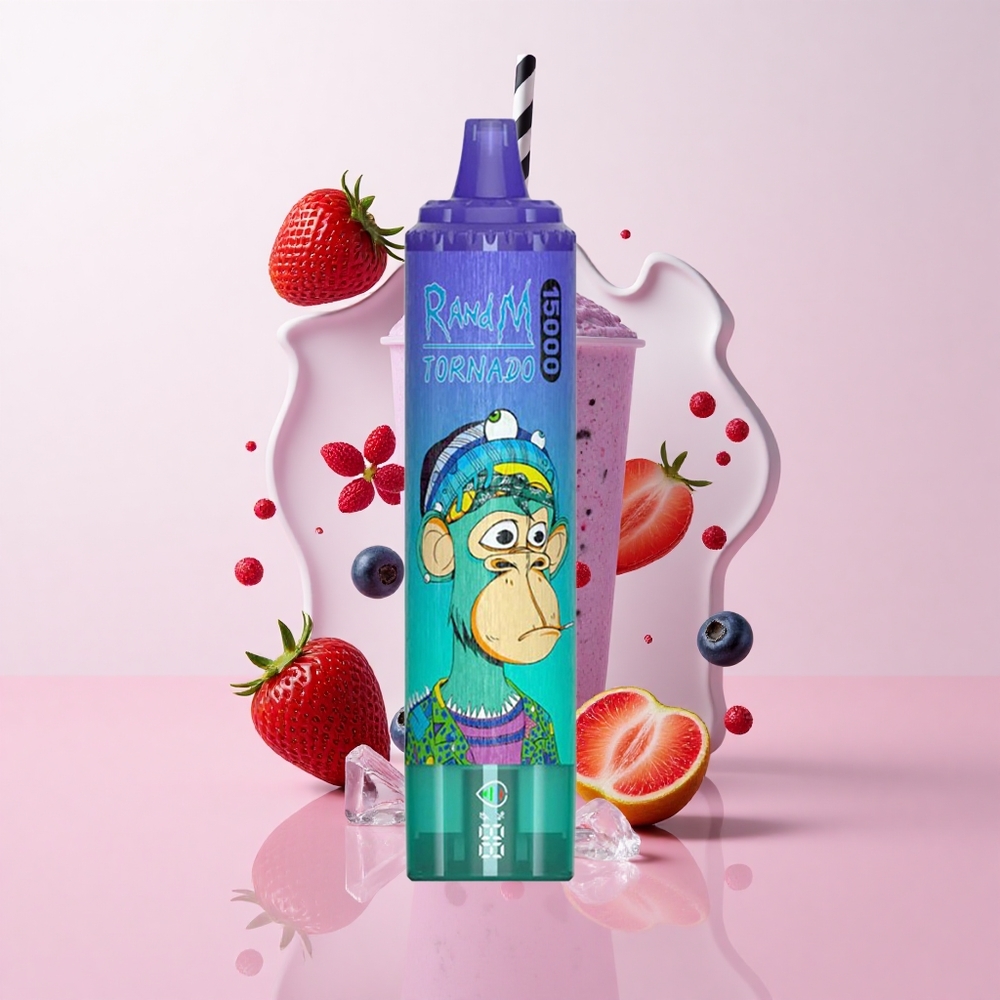 RandM Fumot Tornado 15000 Puffs ブルーベリーオンアイス 25ml 850mAh