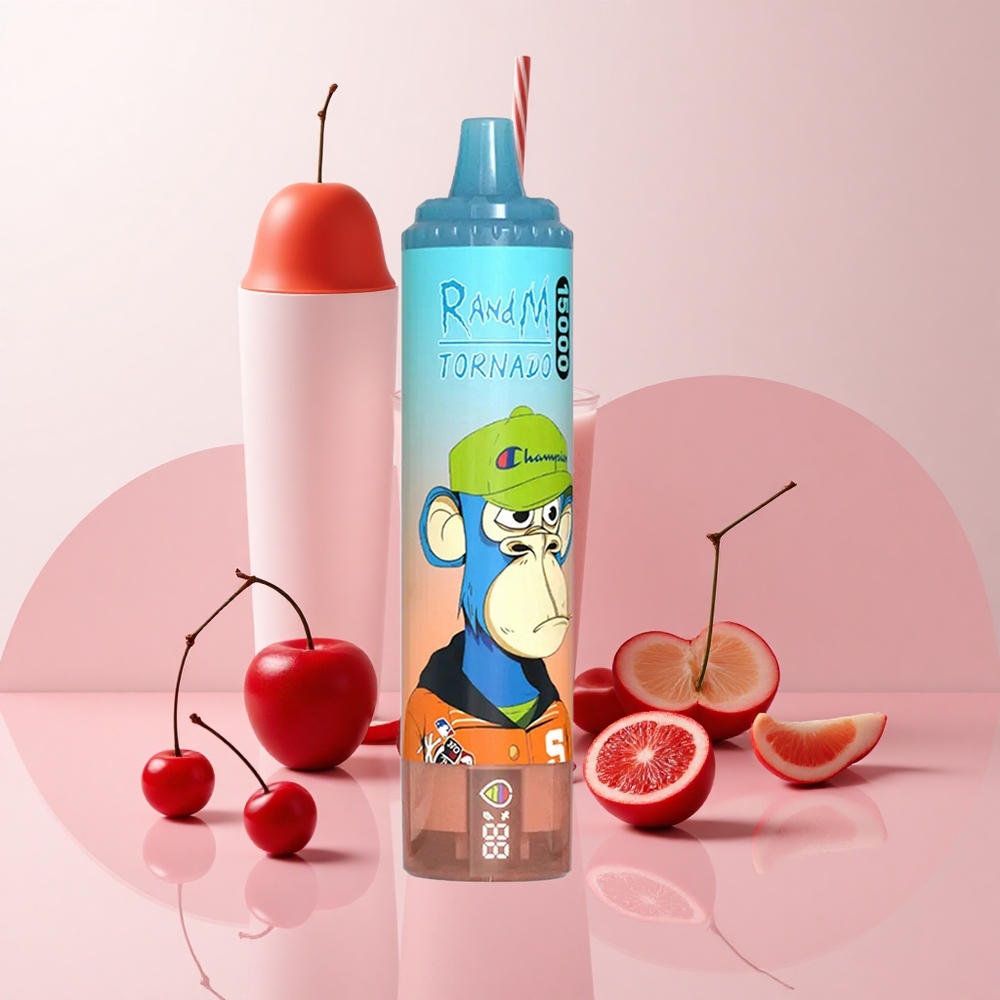 RandM Fumot Tornado 15000 Puffs チェリーコーラ 850mAh USB Type-C