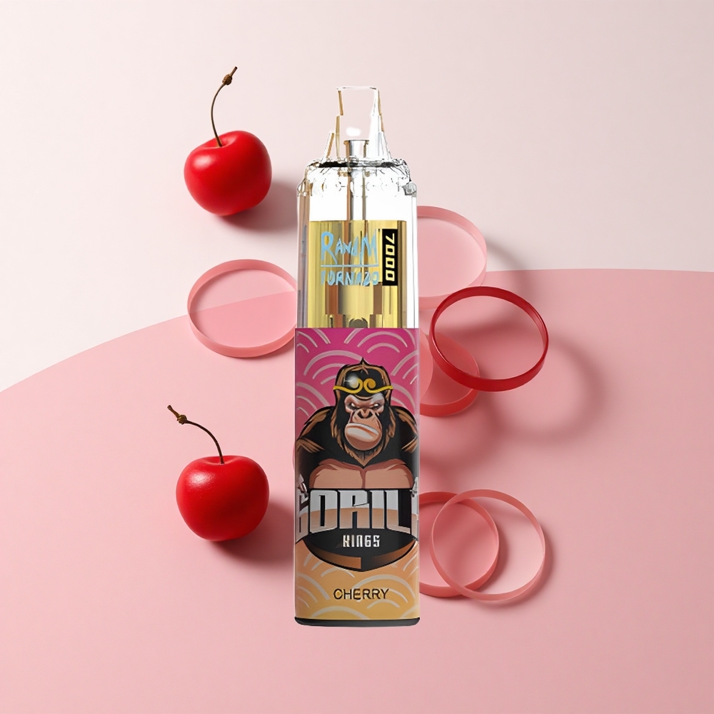 RandM Fumot Tornado 7000 チェリー 14ML Eリキッド メッシュコイル