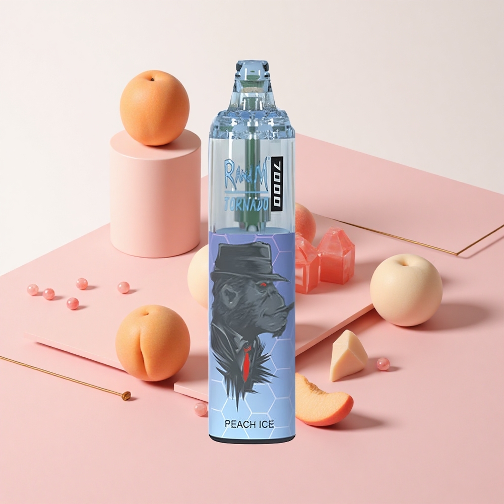 RandM Fumot Tornado 7000 ピーチアイス 14ML Eリキッド メッシュコイル