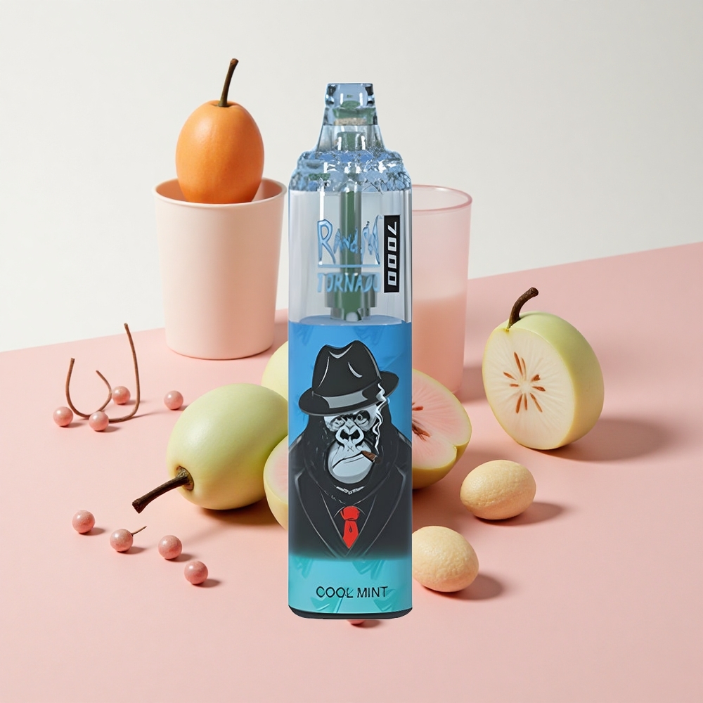 RandM Fumot Tornado 7000 クールミント 14ML E-liquid 850MAHバッテリー