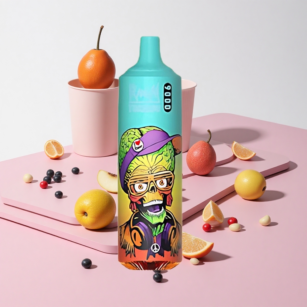 RandM Fumot Tornado 9000 Puffs メッシュコイル ブルーリシャスアイス 18mL