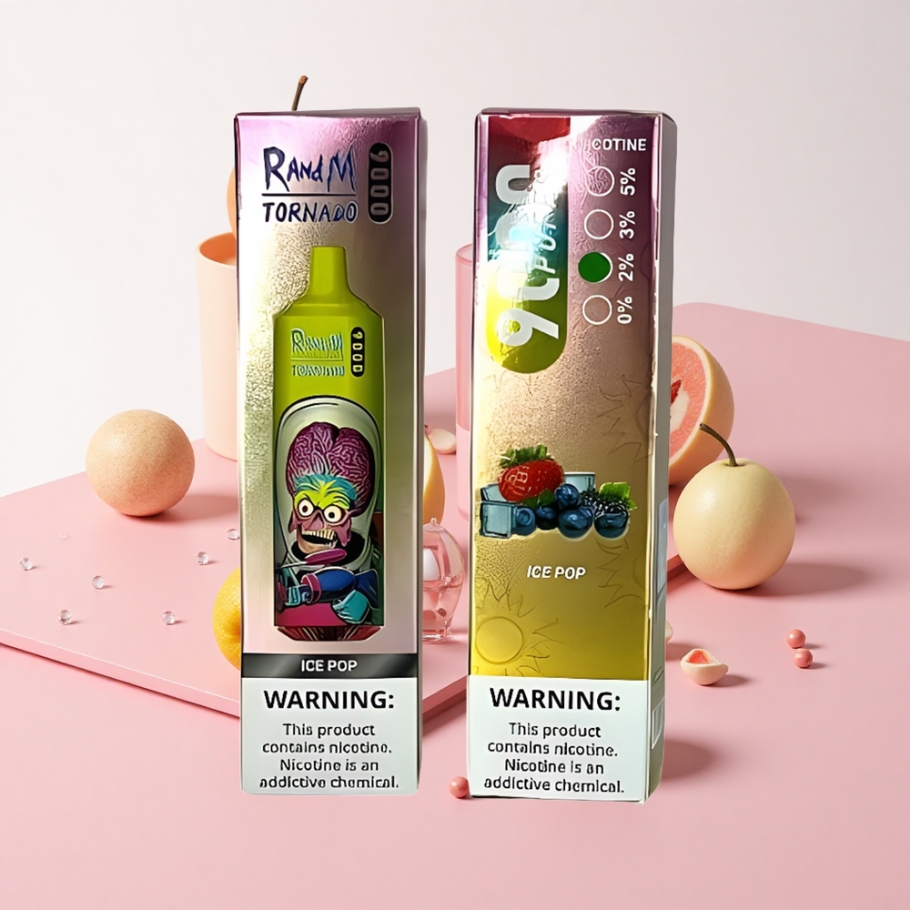 RandM Fumot Tornado 9000 Puffs メッシュコイル＆18mL アイスポップ