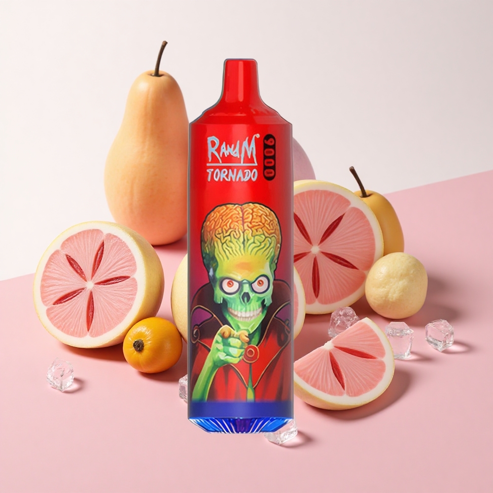 RandM Fumot Tornado 9000 Puffs メッシュコイル 18mL リュシュアイス