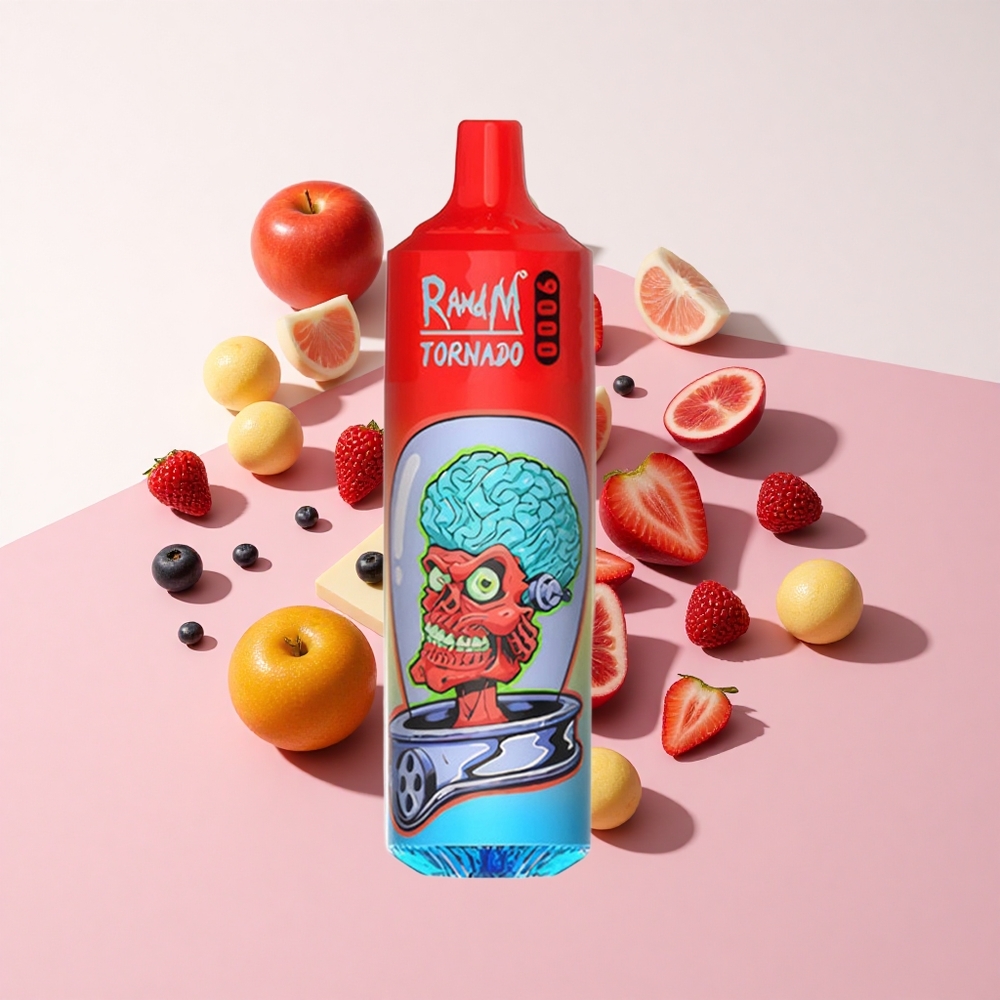 RandM Fumot Tornado 9000 Puffs メッシュコイル&18mL ミックスベリー