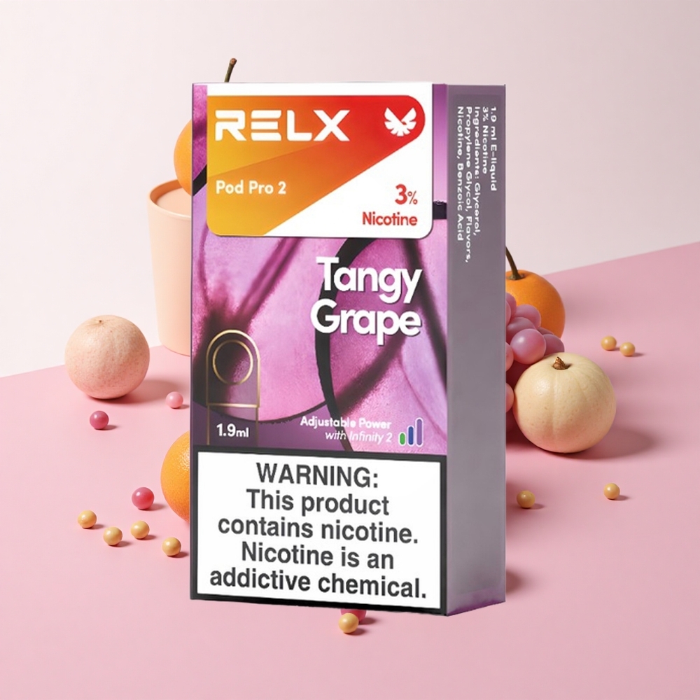 RELX Pod Pro 2 タンギーグレープ ニコチン3％ 600パフ 1.9ml